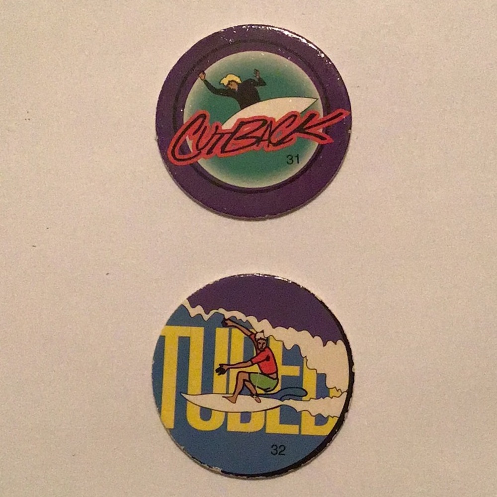 Lot of 2  Carton POGS CUTBACK #31 / TUBED #32